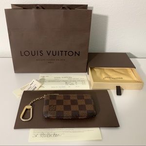 Louis Vuitton Key Pouch Damier Ebene